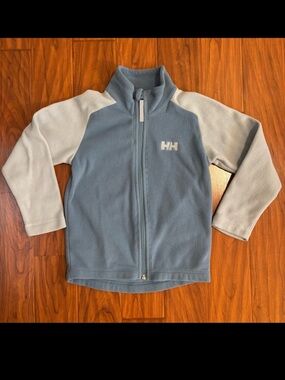 Helly Hansen Lightweight Fleece Zip Jacket Kids 5 Blue Polartec